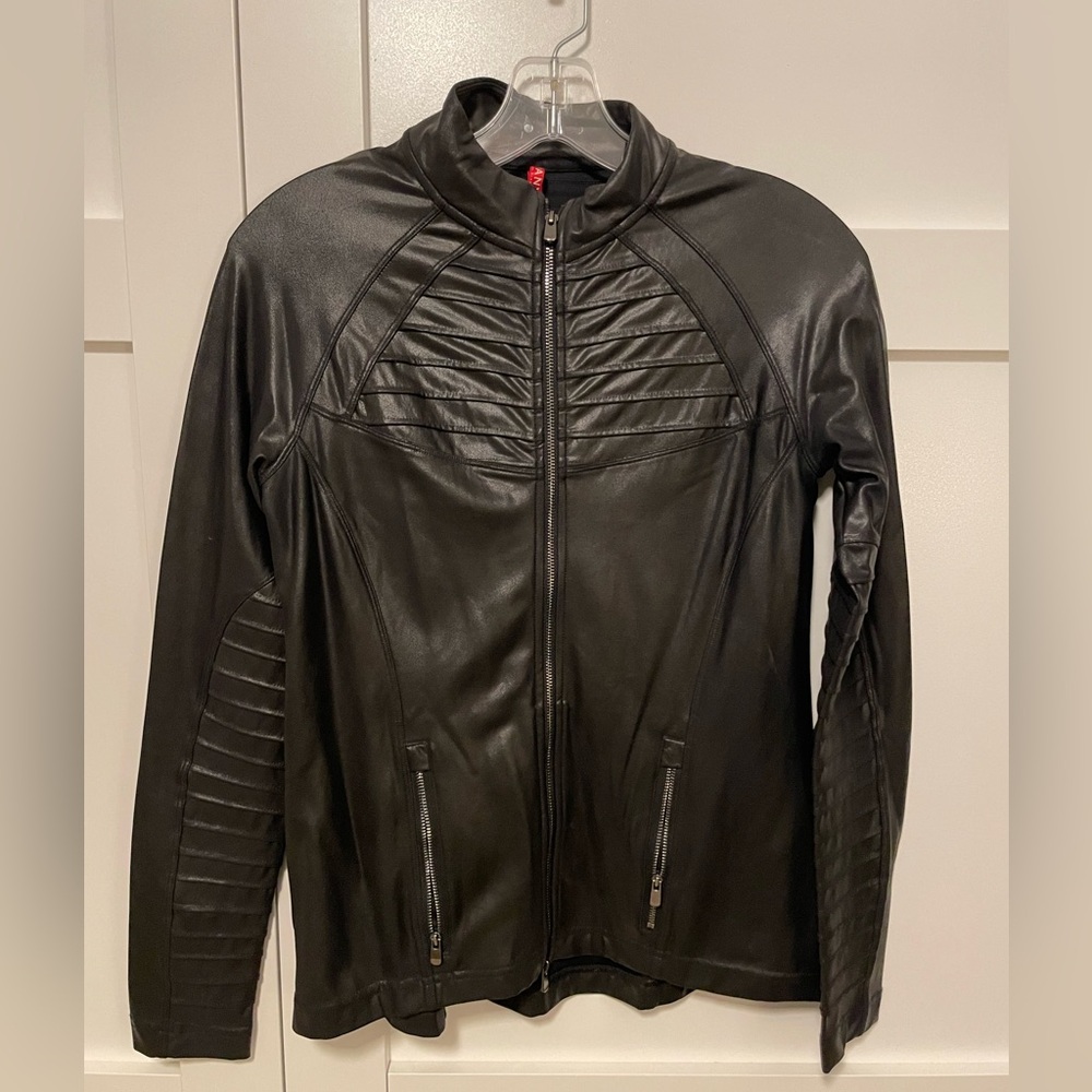 Faux Leather Spanx Jacket
